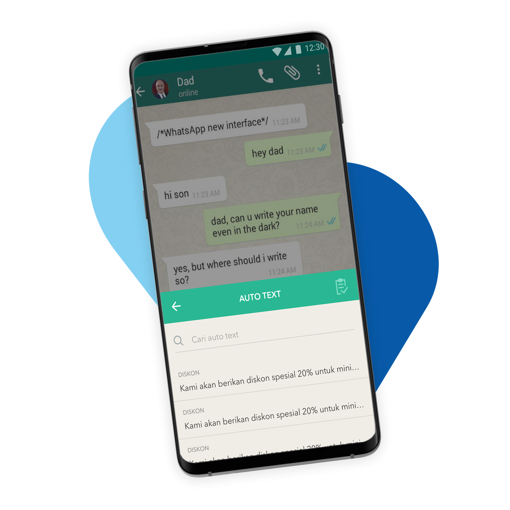 Hemat waktu dengan autotext